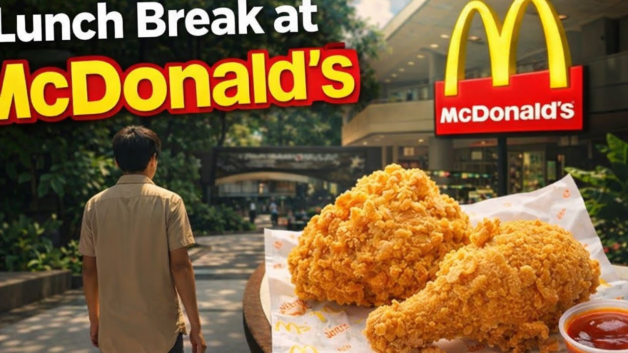 Lunch break adventures 🍔✨ #Insta360GoUltra #lunch #mcdonalds #foodtrip 