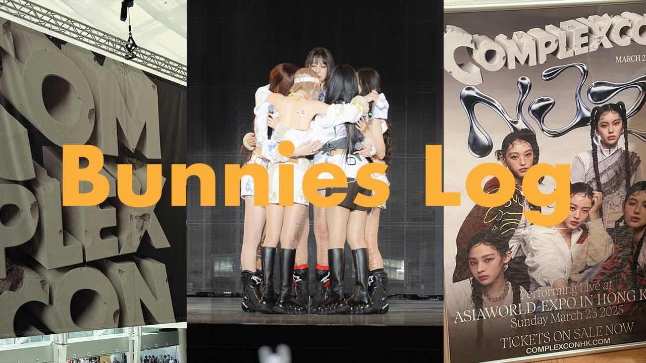 [Bunnies Log/버니즈로그] NJZ 엔제이지 | MHDHH 보러 홍콩 컴플렉스콘 가기✈️