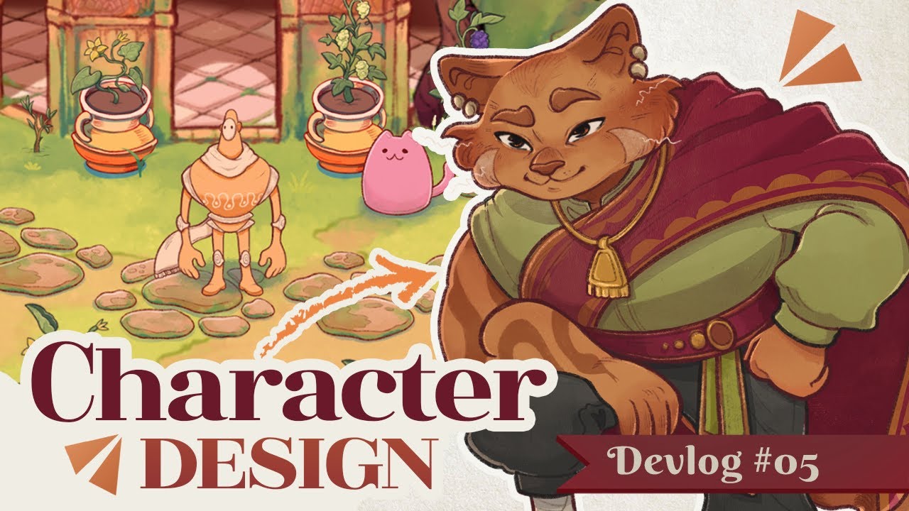 Design A Fun Game Character With Me! || GOLEMBERT Devlog #05