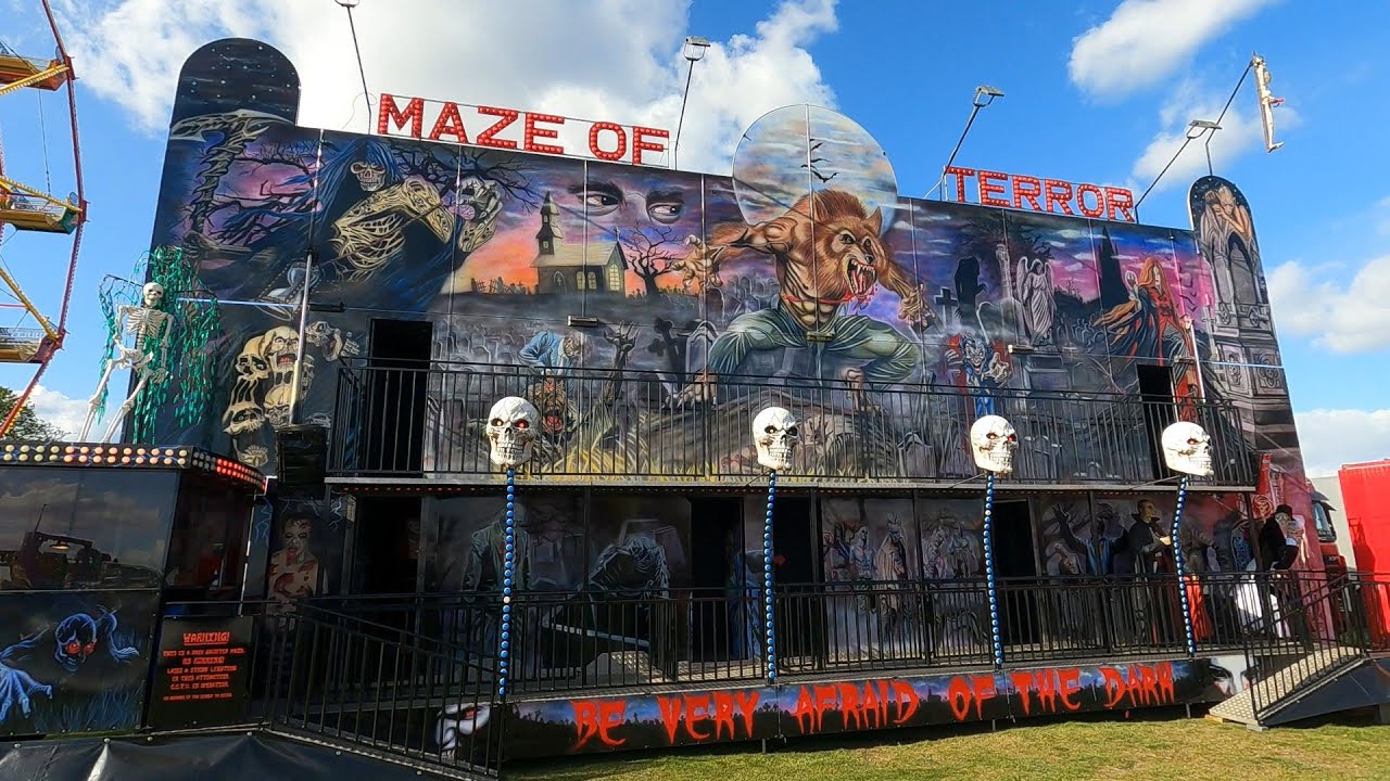 Maze of Terror horror walkthrough - Lawrence Crick - Blackheath Bank Holiday Fun Fair - 31/03/2022