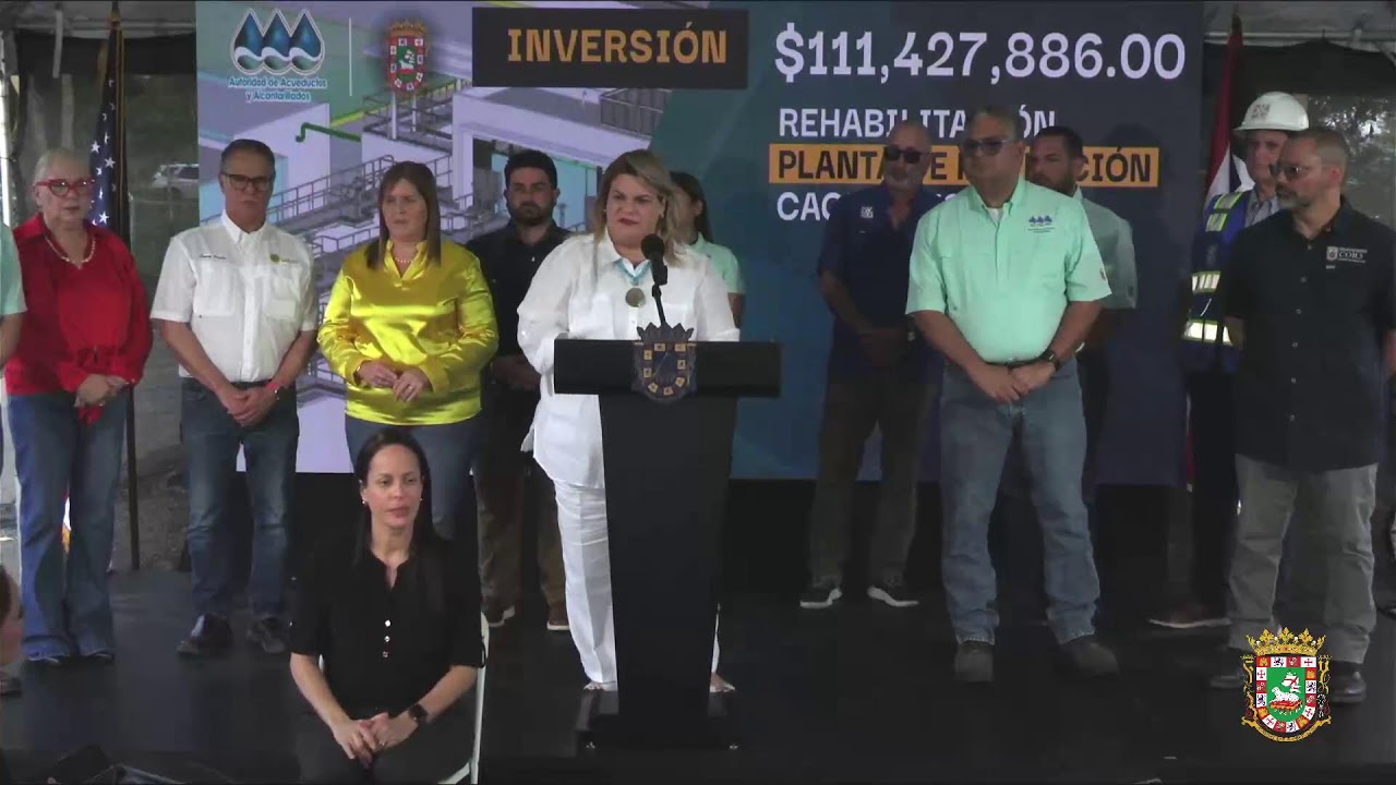 Inicia construcción de rehabilitación de Planta de Filtración Caguas