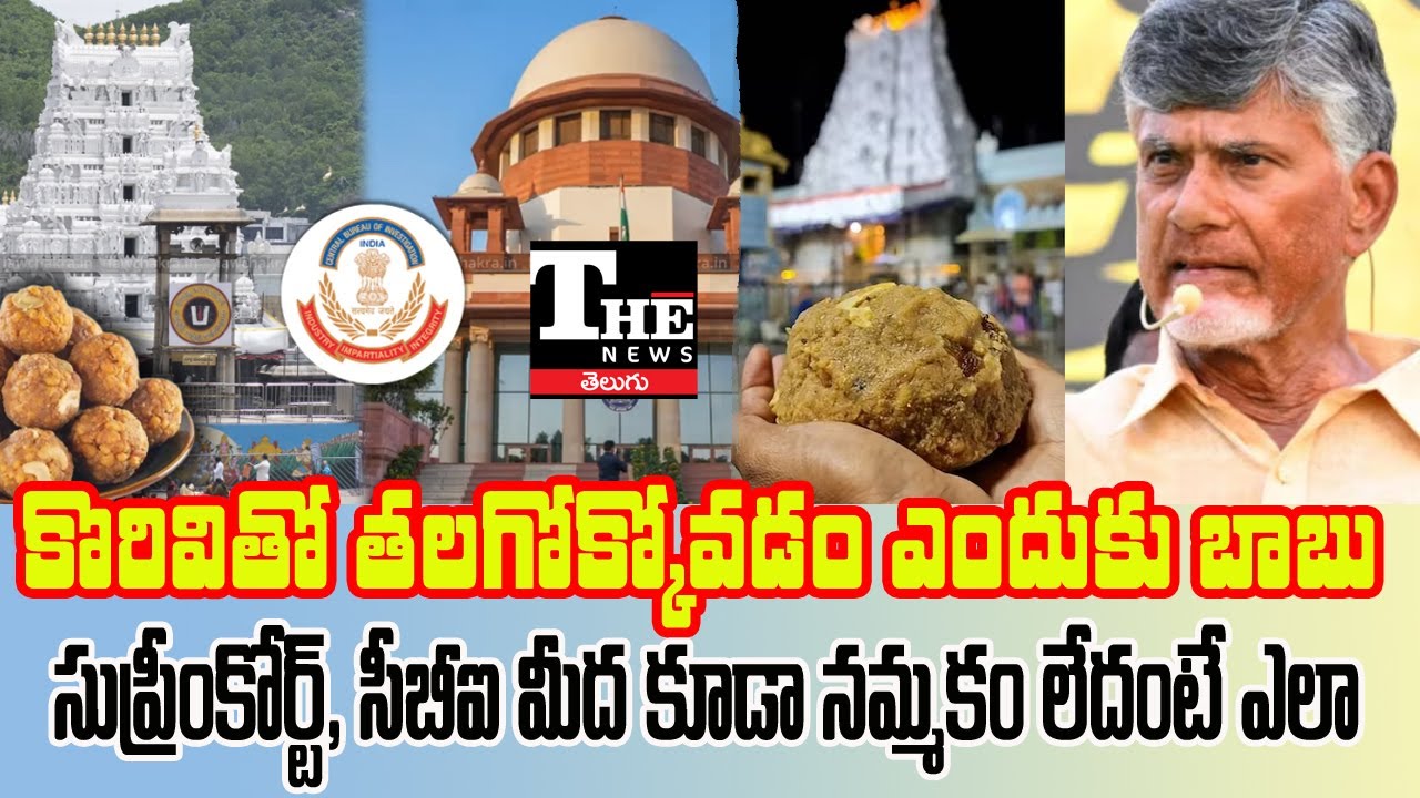 TTD Ghee Scam | Why Is Chandrababu Govt Questioning CBI–SC Probe?