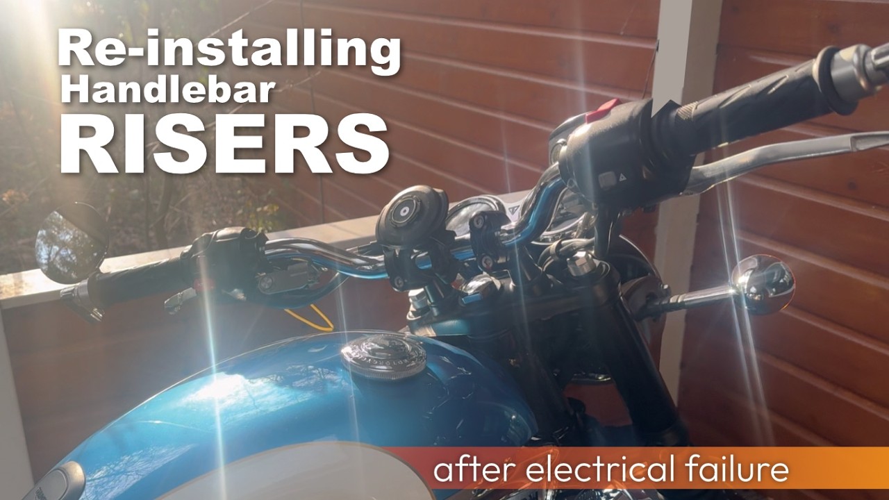 Installing handlebar risers - after having learned my lesson