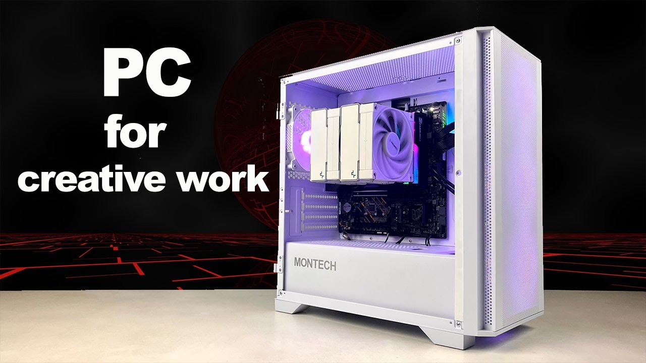 103K PC build Guide for content creator 2D 3D animation blender etc productiv work