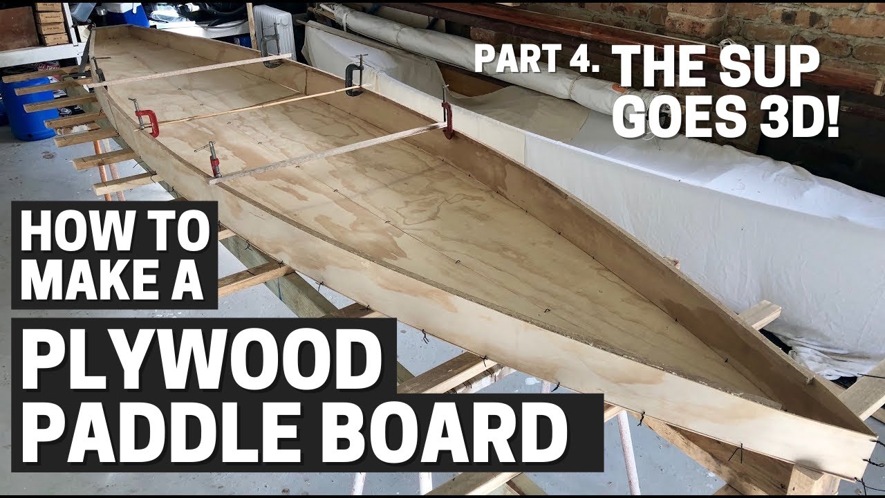 #DIY #SUP Ep 4 - The SUP goes 3D! - stand Up Paddleboard plans