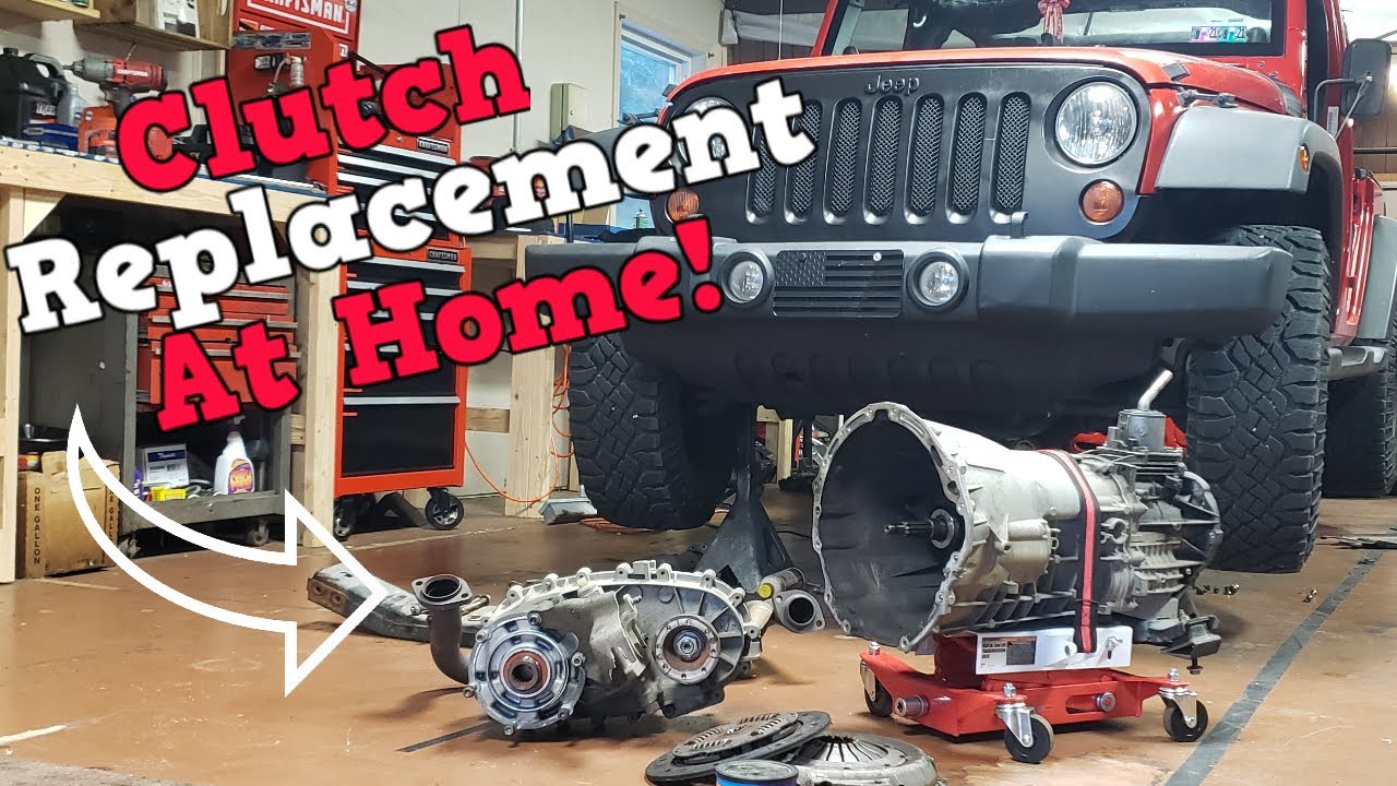 Замена сцепления Jeep JKU 2012 года