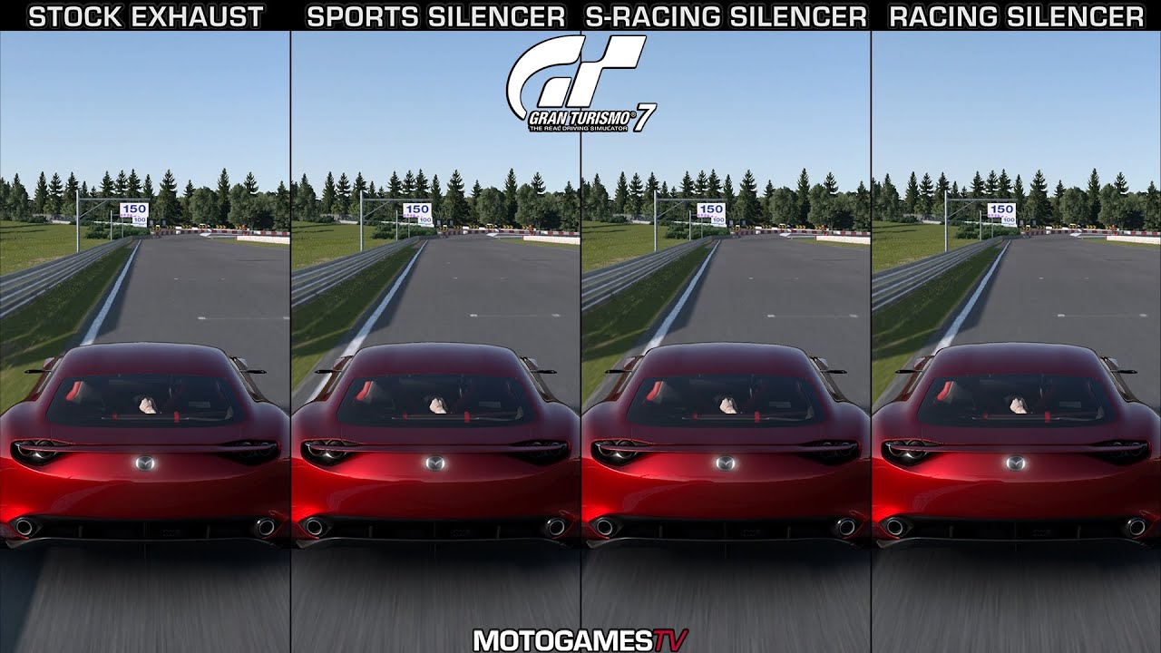 Gran Turismo 7 Mazda RX-Vision '15 Exhaust Upgrades