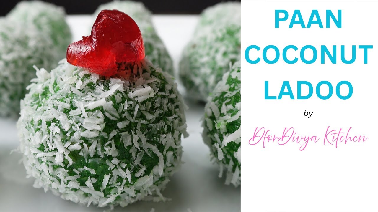 PAAN COCONUT LADOO | Vettila (Betel Leaf) Laddu