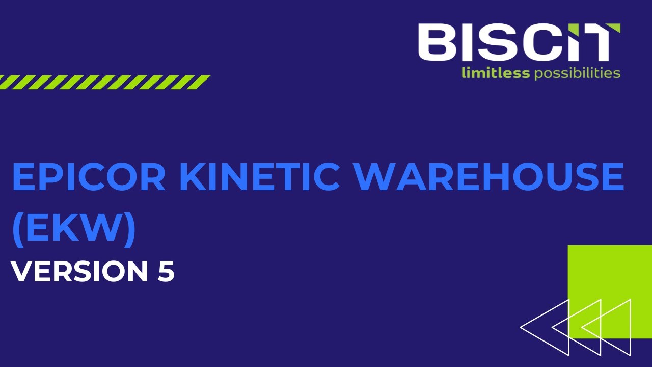 Epicor Kinetic Warehouse (EKW) Version 5.0 Webinar (2024)