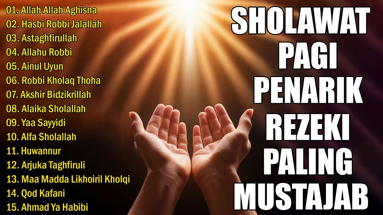 SHOLAWAT NABI MERDU TERBARU 2025 || SHOLAWAT JIBRIL PEMBUKA PINTU REZEKI || Allah Allah Aghisna
