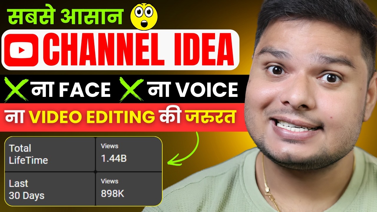 The Easiest No Face No Voice YouTube Channel Idea #youtube #contentcreator #youtuber