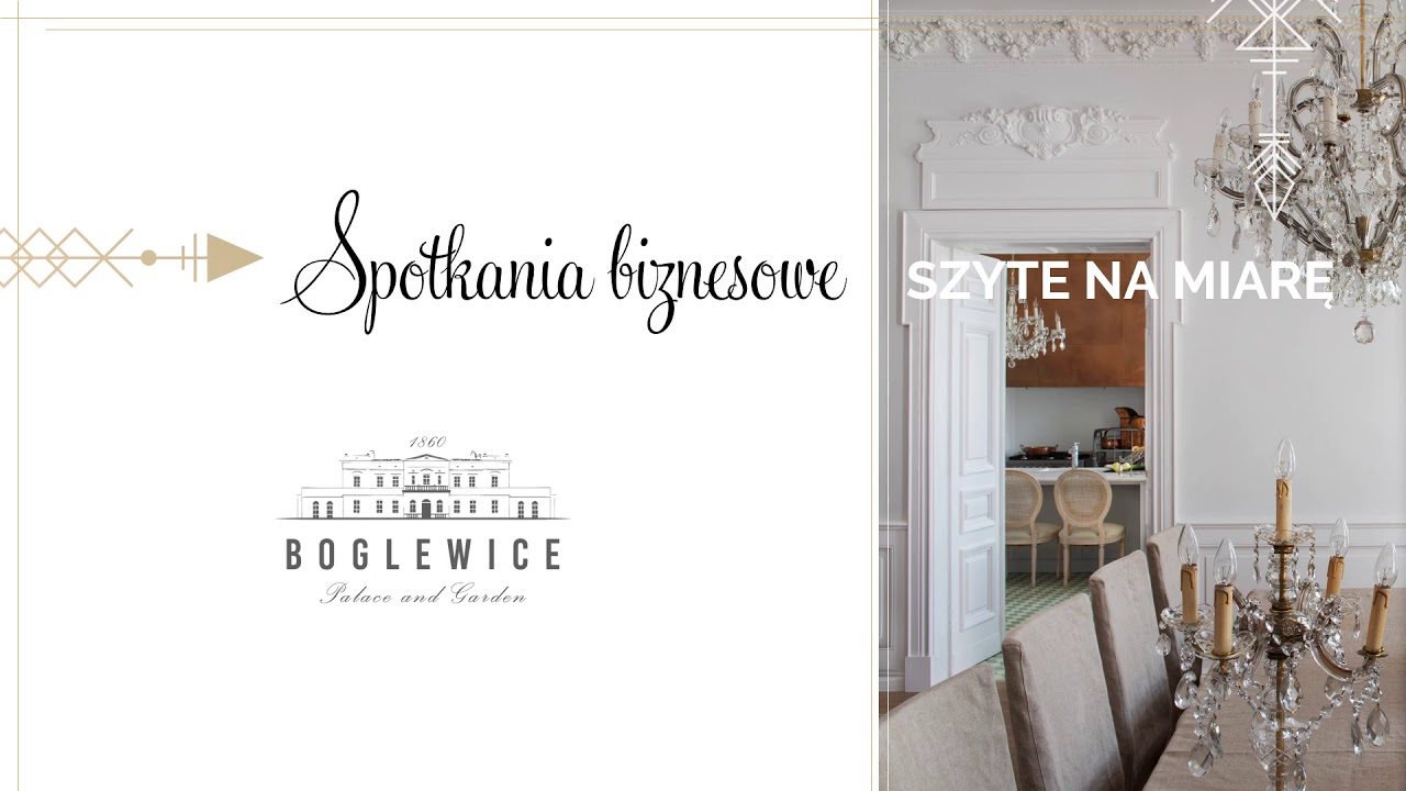 Miejsce na spotkania dla biznesu, wydarzenia premium | PAŁAC BOGLEWICE