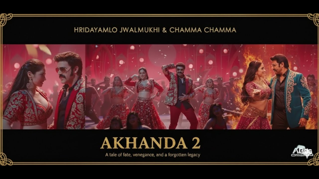 Akhanda 2 – Hridayamlo Jwalamukhi × Chamma Chamma | AB Digital Studio | Telugu Mass Song 2025
