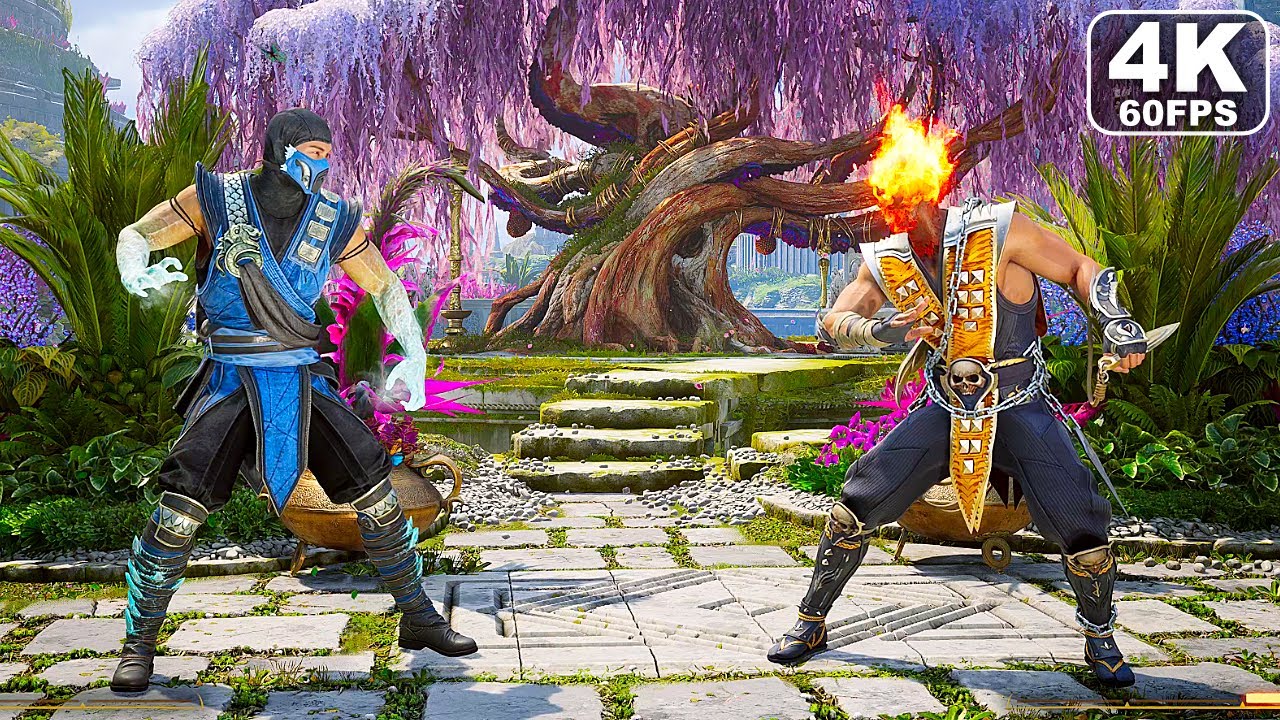 Mortal Kombat 1 Deadly Alliance Sub Zero Skin Vs Deadly Alliance Scorpion Skin Gameplay MK1