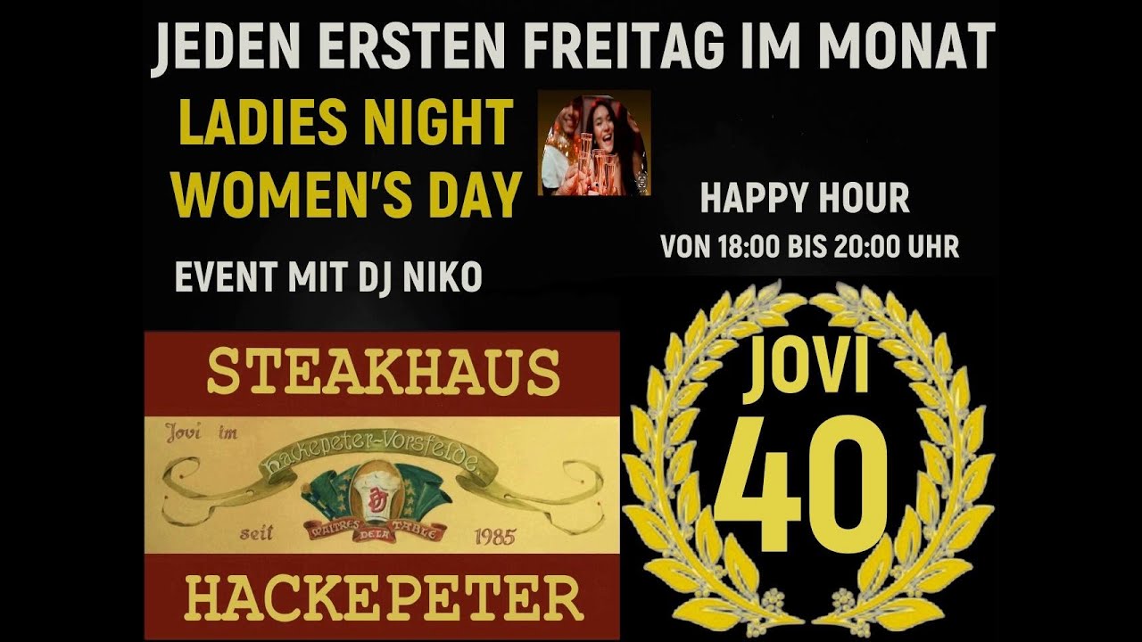 Ladies Night Jovi 40 in Hackepeter
