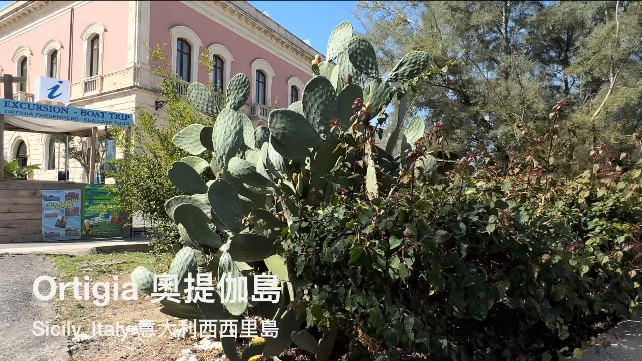 A historical island in Sicily, Ortigia 西西里島千年歷史小島奧提伽島
