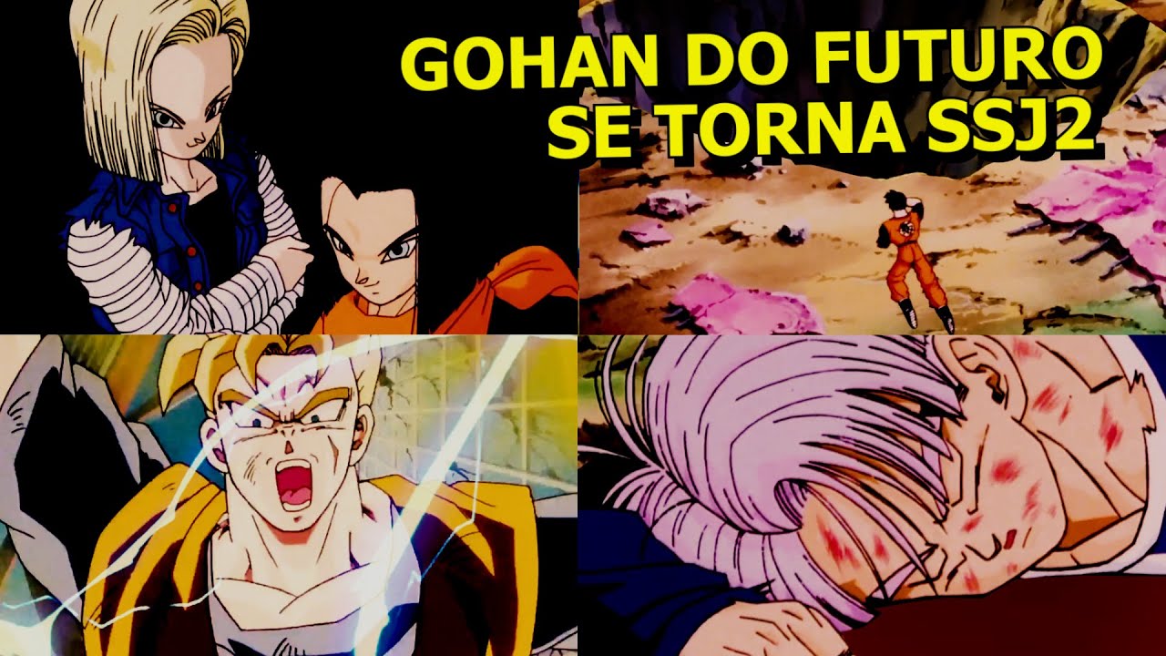 A MORTE DE TRUNKS, DESPERTA O SSJ2 EM GOHAN DO FUTURO - 1080p FULL HD