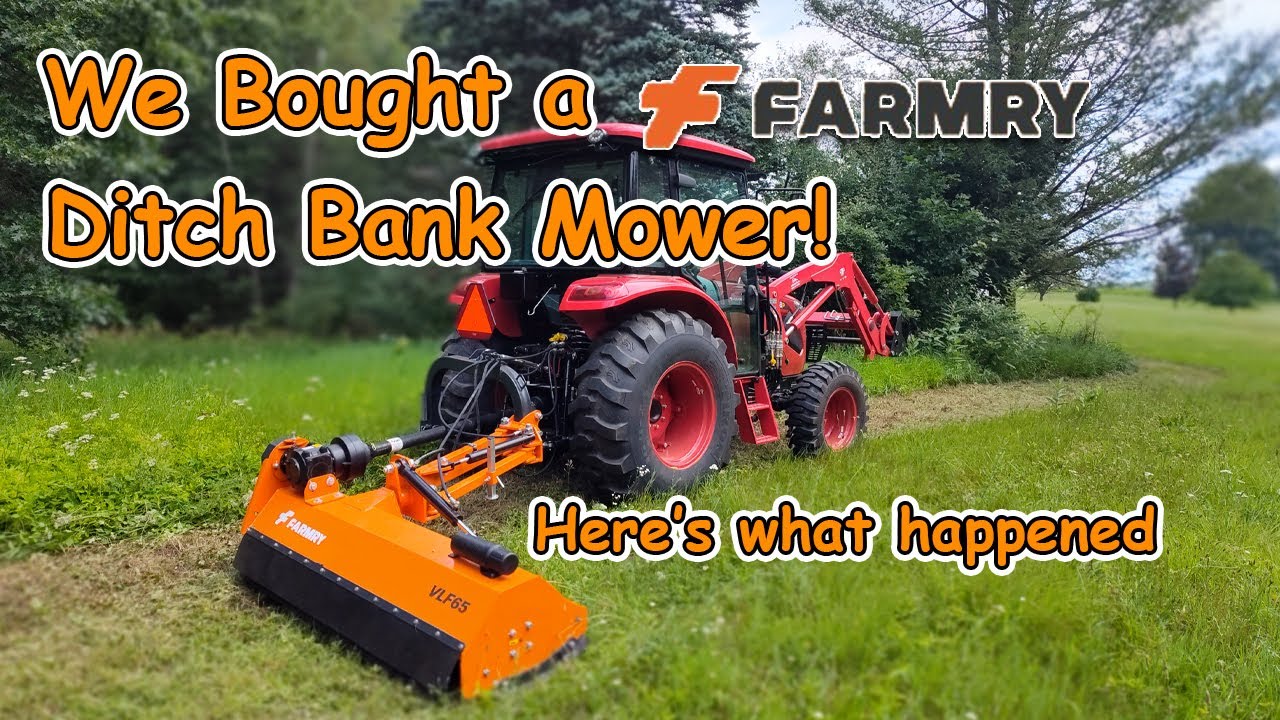 We Bought a FARMRY Ditch Bank Mower and Here's What Happened!