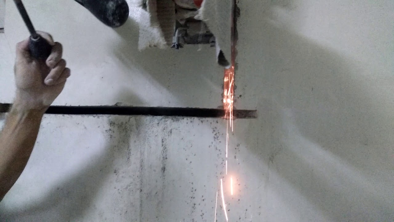 Sečenje otvora za vrata i prozore u betonu, kamenu, cigli ili bloku. Armatura se seče #bezVibracije