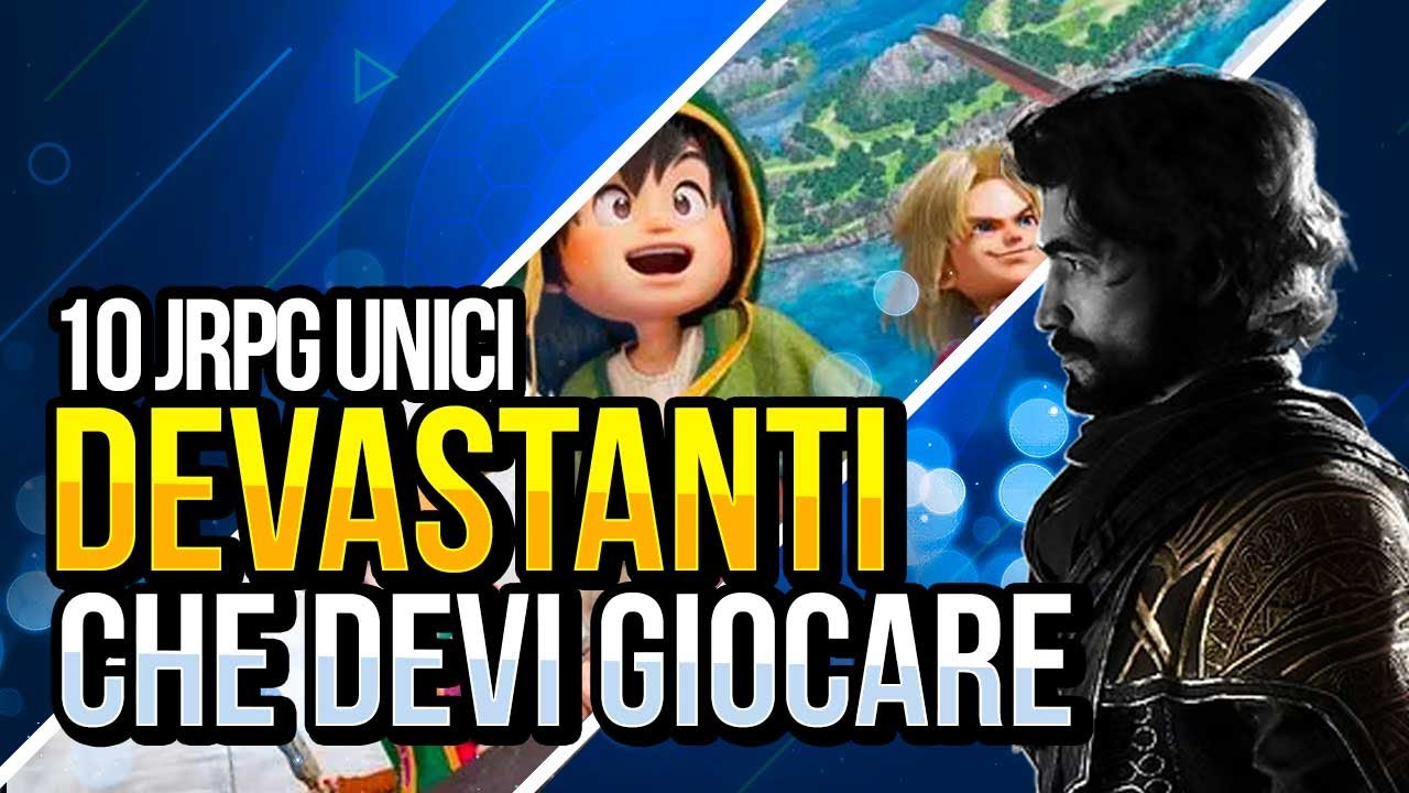 10 JRPG unici DEVASTANTI che DEVI assolutamente GIOCARE 🚨