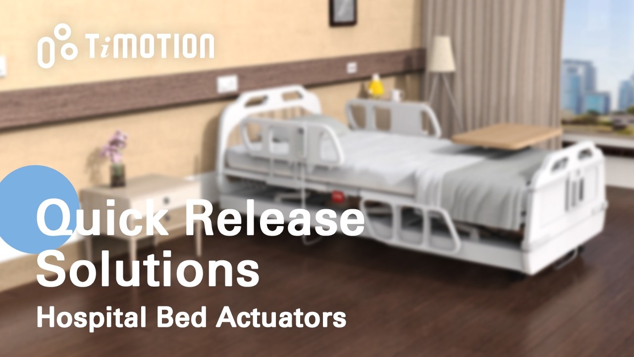 Electric Linear Actuator With Quick Release For Hospital Beds │ TiMOTION
