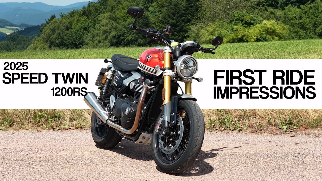 2025 Triumph Speed Twin 1200 RS // First Ride // Where is the retro?