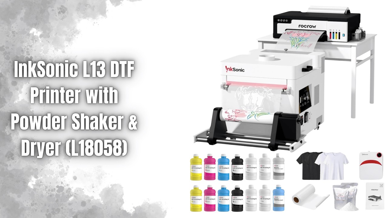 InkSonic L13 DTF Printer Review | XP600 + Powder Shaker Bundle!
