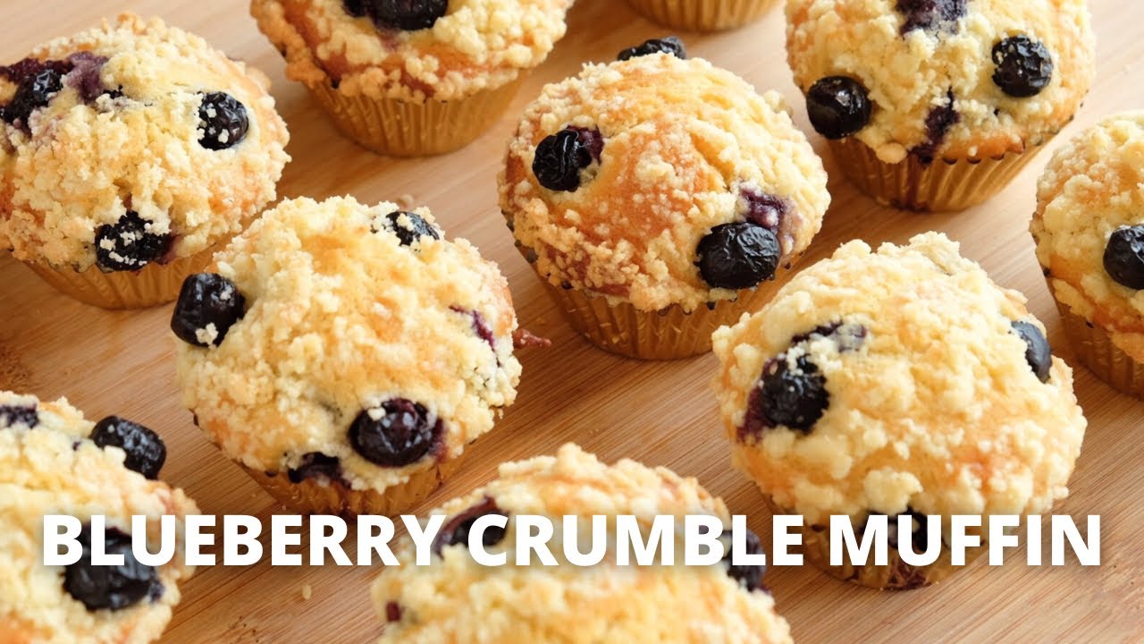 BLUEBERRY CRUMBLE MUFFIN!!