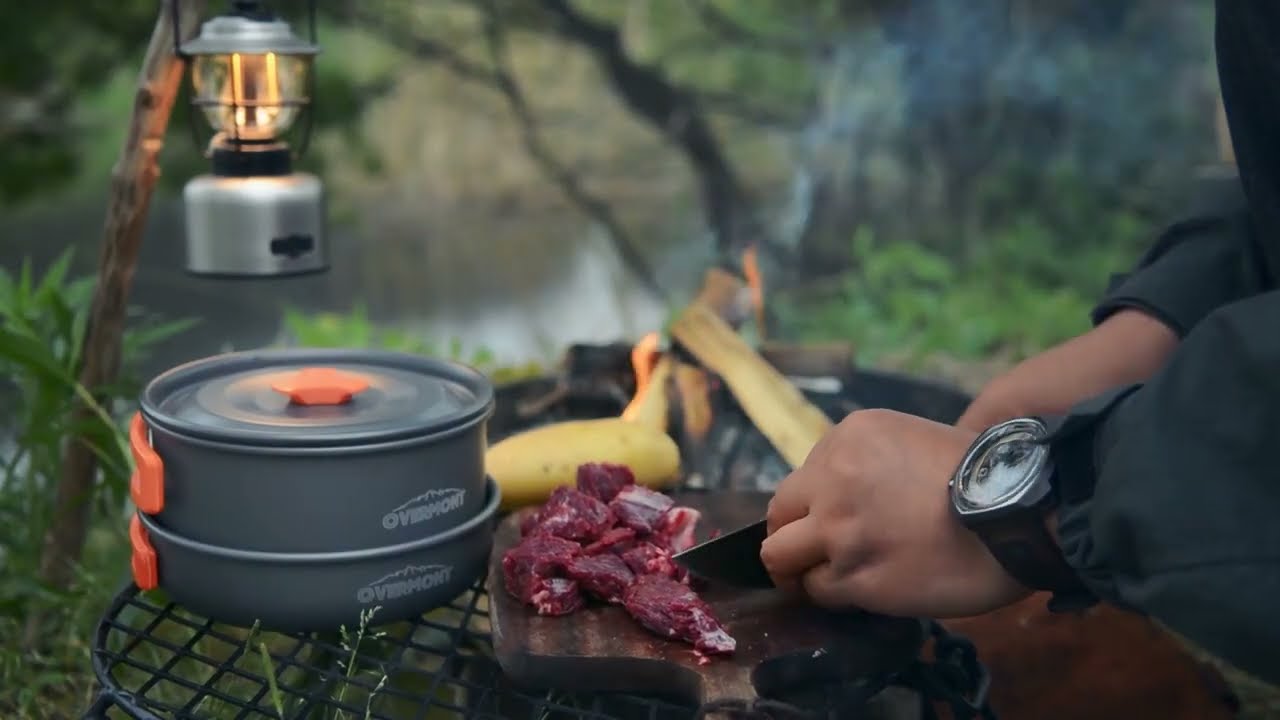Overmont Camping Cooking Set