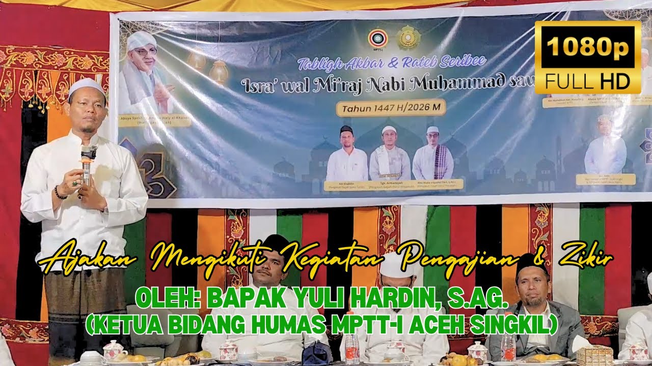 🔴 [TERBARU] AJAKAN MENGIKUTI KEGIATAN PENGAJIAN DAN RATEB SERIBEE OLEH BAPAK YULI HARDIN, S.Ag.