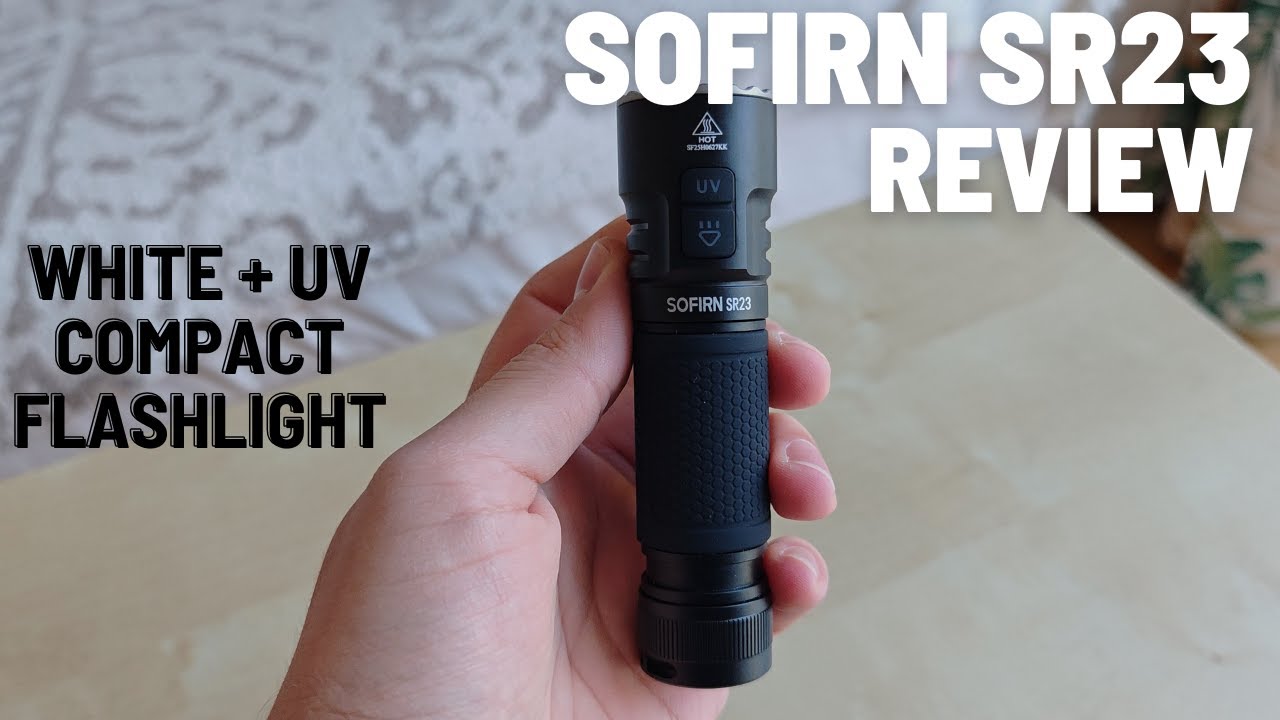 Обзор Sofirn SR23 | Компактный поисковый фонарь с белым и УФ-светом (3300 лм)