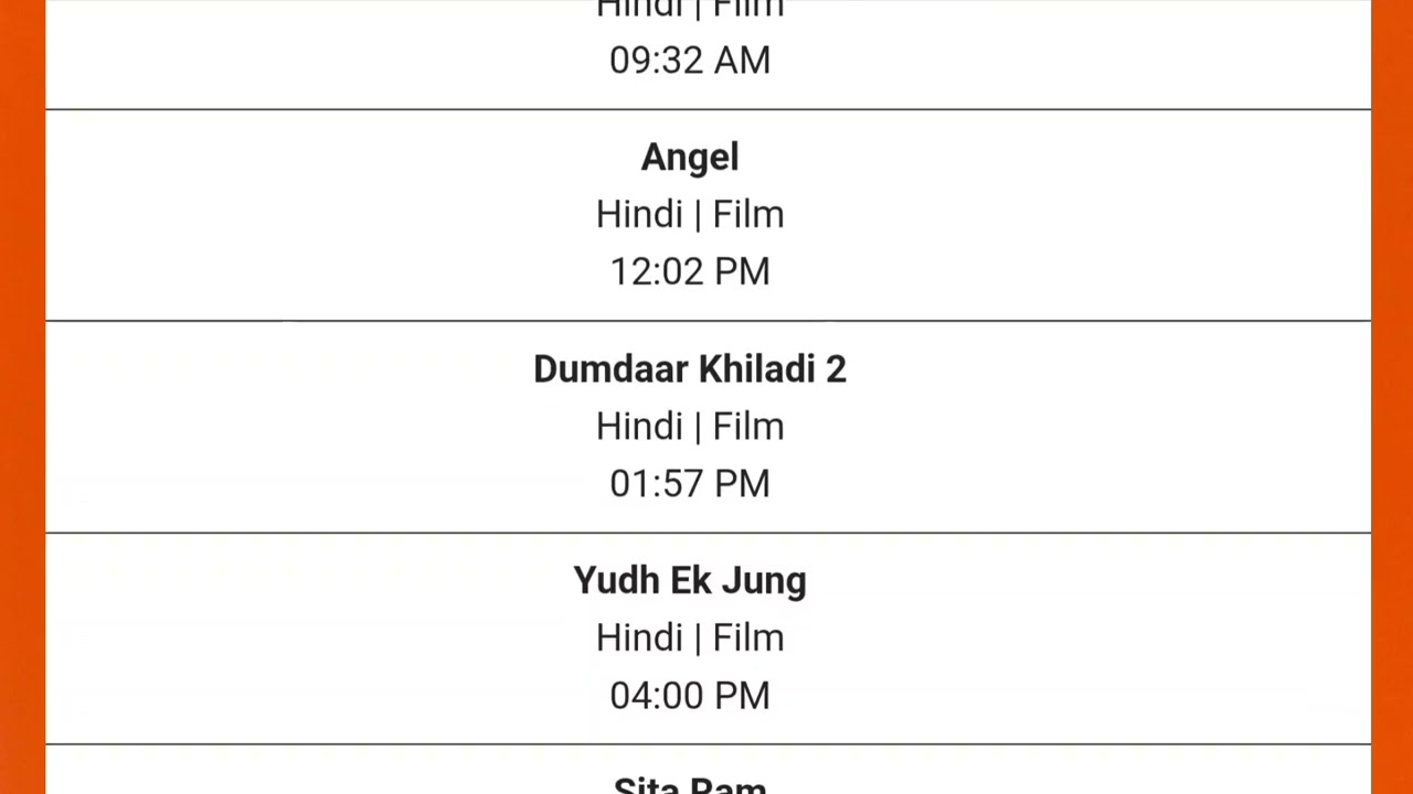 DD Free Dish Hindi Movie Schedule 6 February 2026 | DD Free Dish New Update 6 February 2026