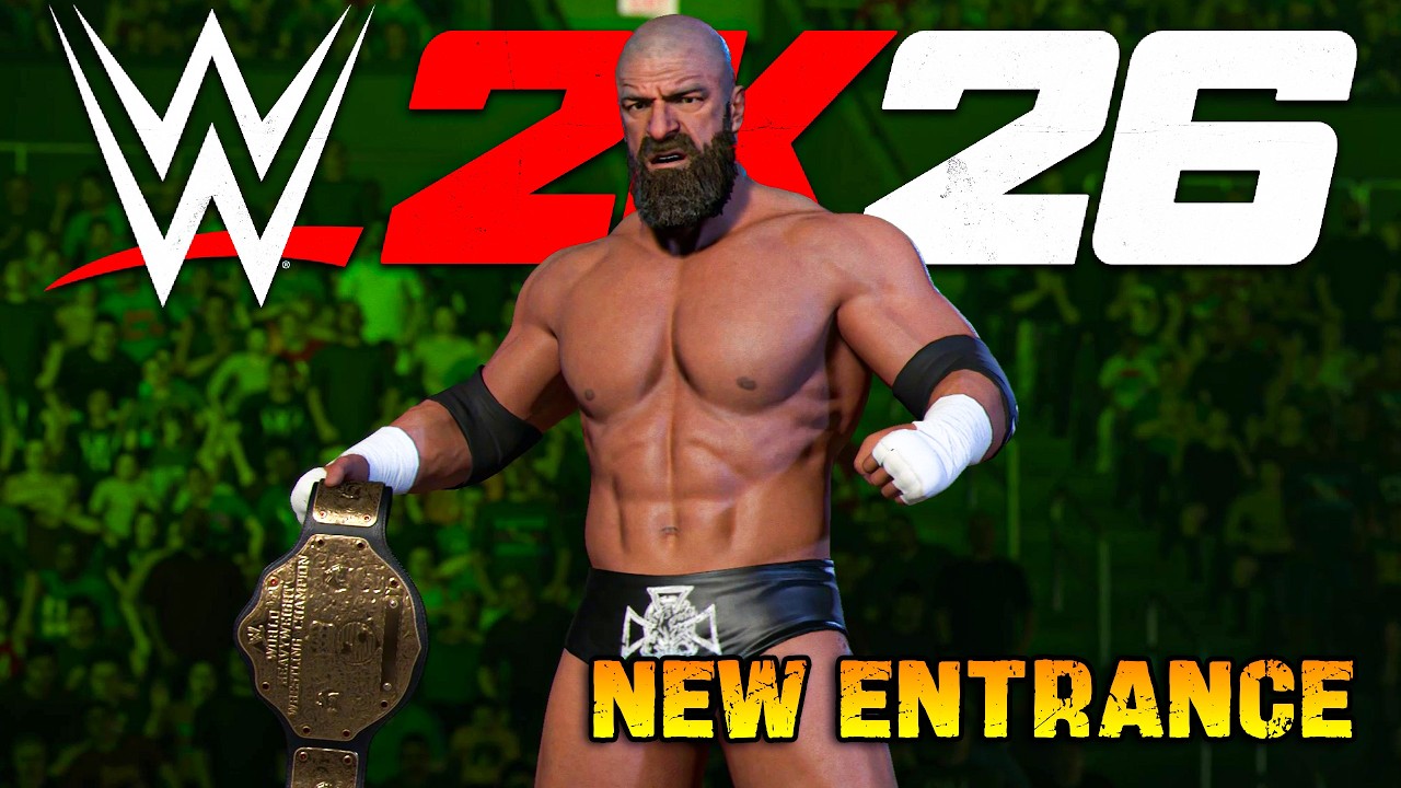 WWE 2K26 - NEW Triple H Championship Entrance
