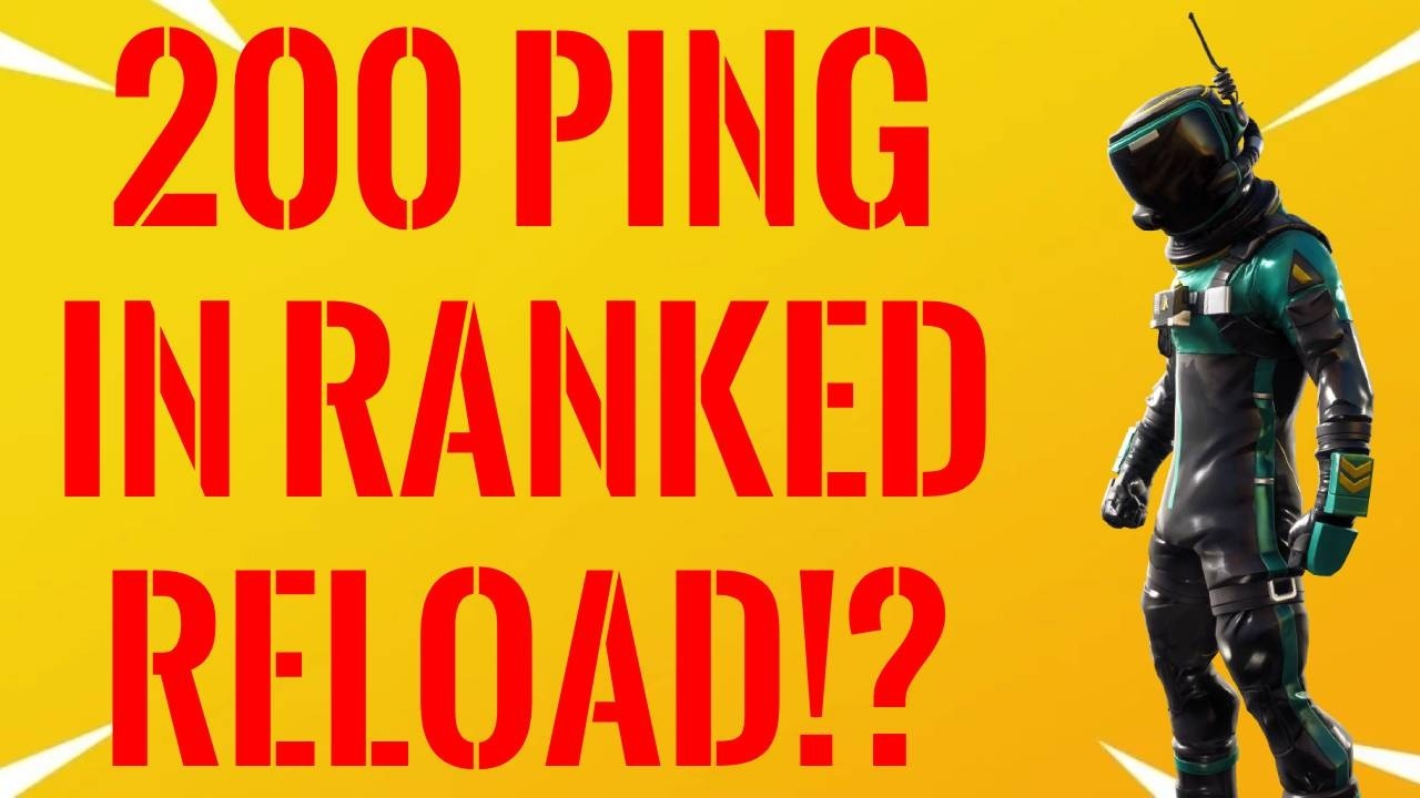 Ranking Up in Ranked Reload with MASSIVE Ping! - Fortnite Ranked Reload