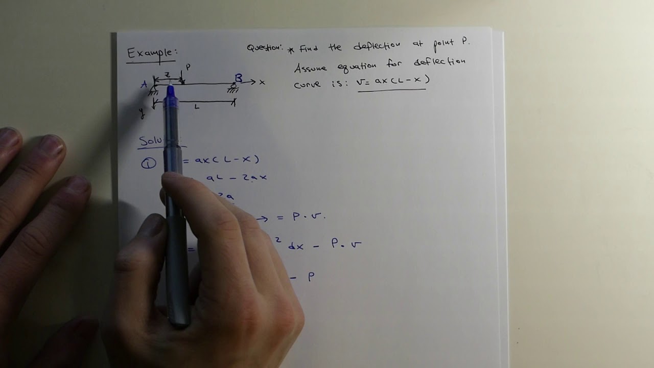 Rayleigh Ritz Method - with Example