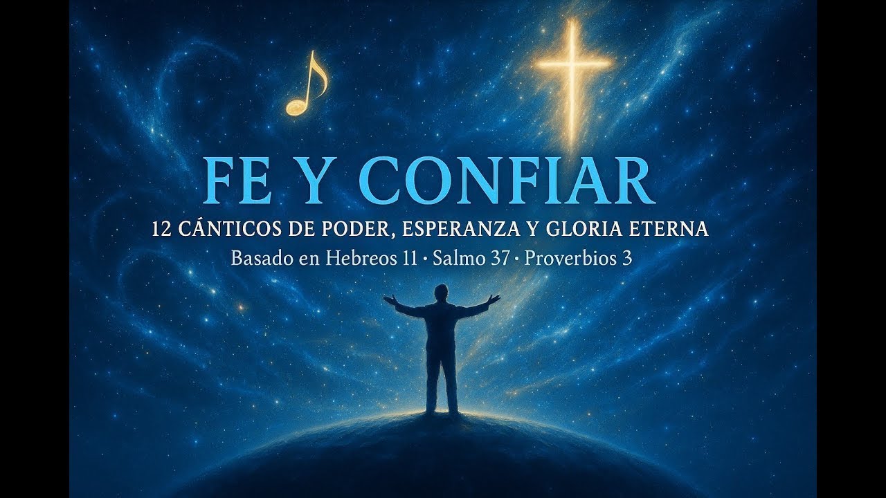 🎵 FE Y CONFIAR – 12 CÁNTICOS DE PODER ESPERANZA Y GLORIA ETERNA Basado en 📖 las Escrituras Hebreos