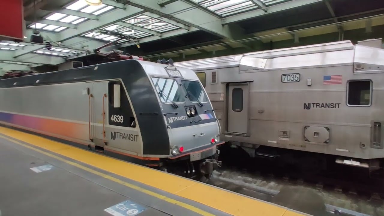 The Sound: NJ Transit ALP46 Shoving Multilevel Consist North Jersey Coast Line | VVVF Inverter Sound