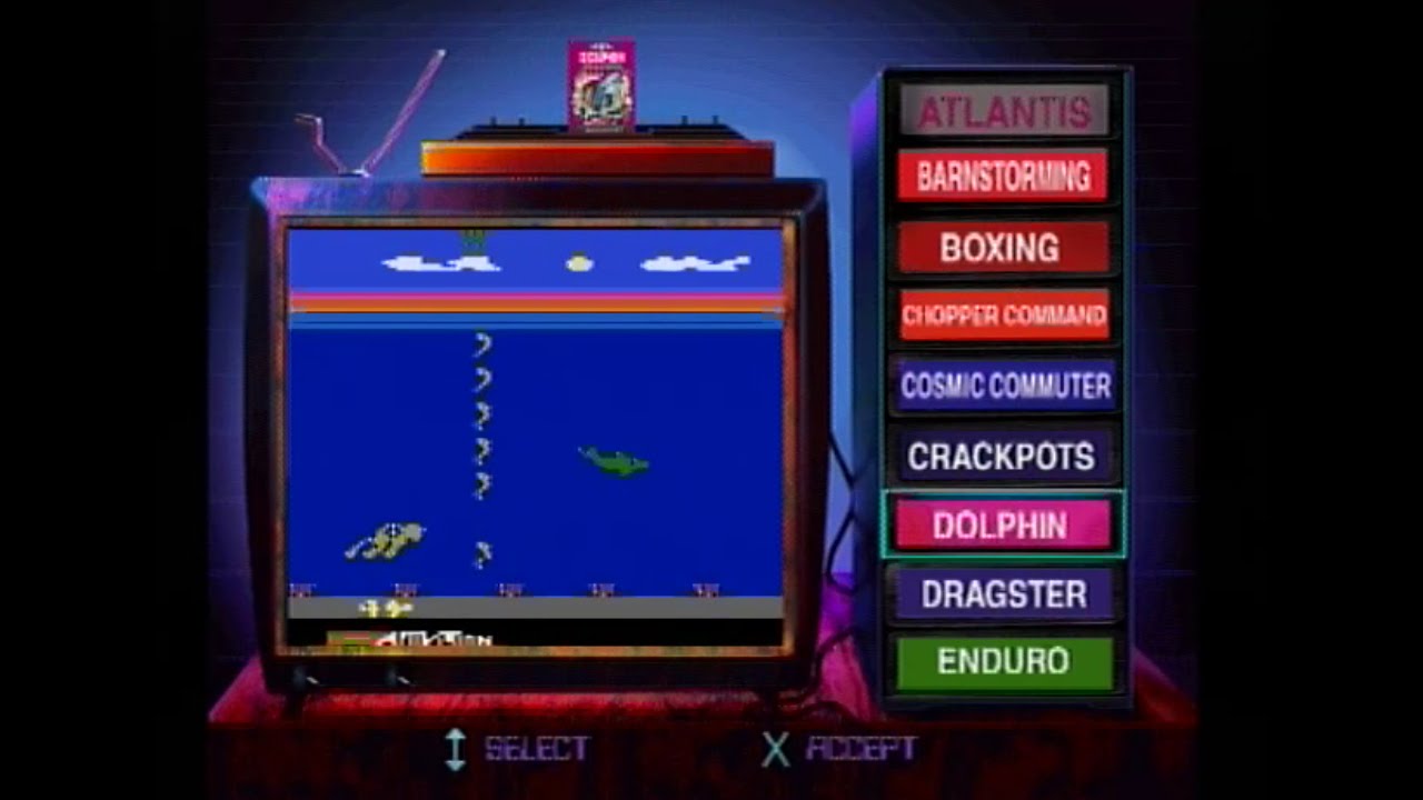 Dolphin Atari 2600 Octopus vs Dolphin