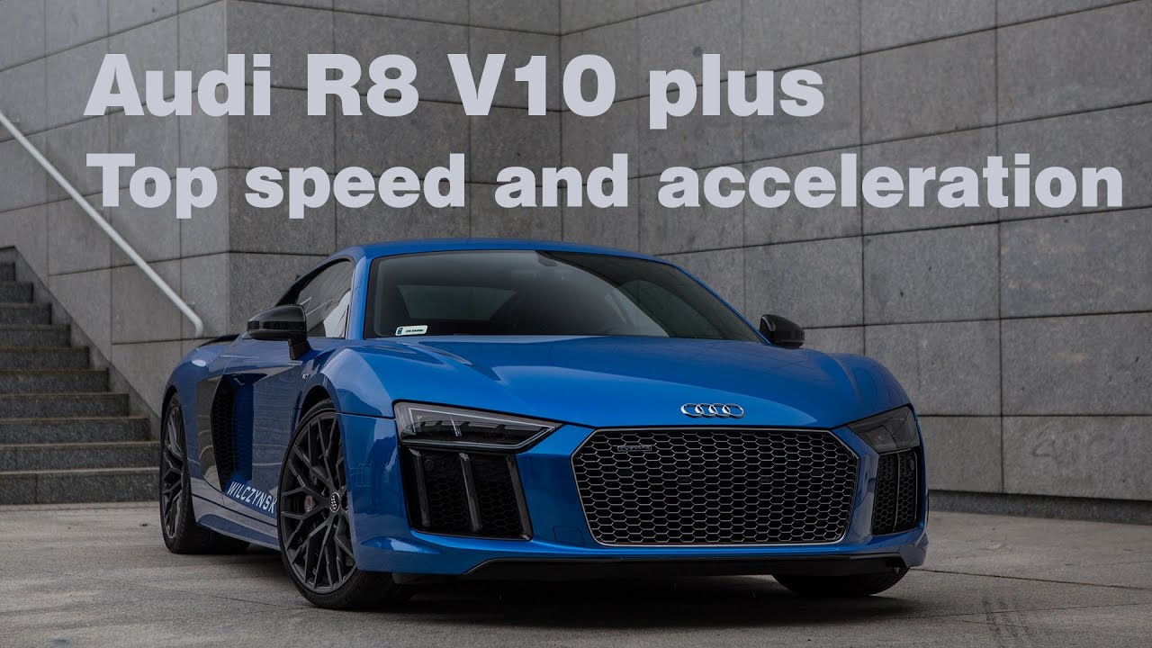 Audi R8 V10 Fi Exhaust Top speed test and sound