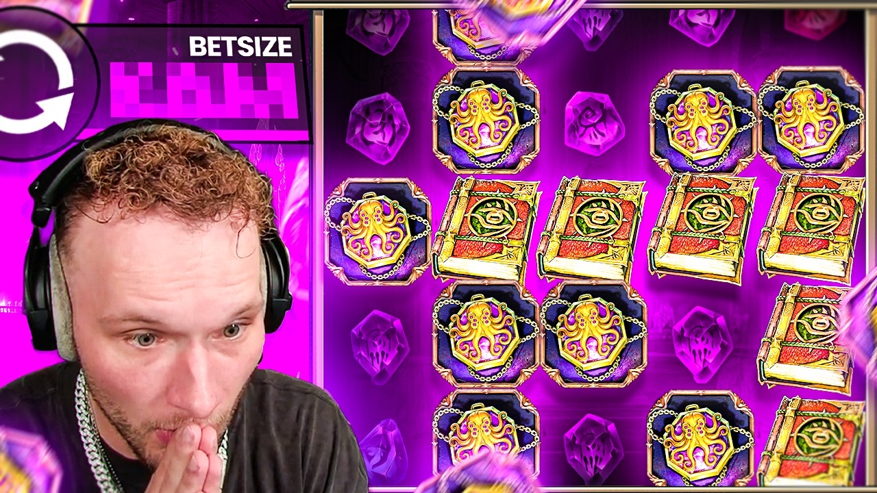MASSIVE BONUS HIT ON TOME OF MADNESS! UNEXPECTED HUGE HIT!!
