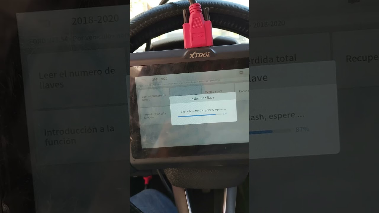 Ford Ecosport 2018 ID49. Agregar llave - Xtool D7S