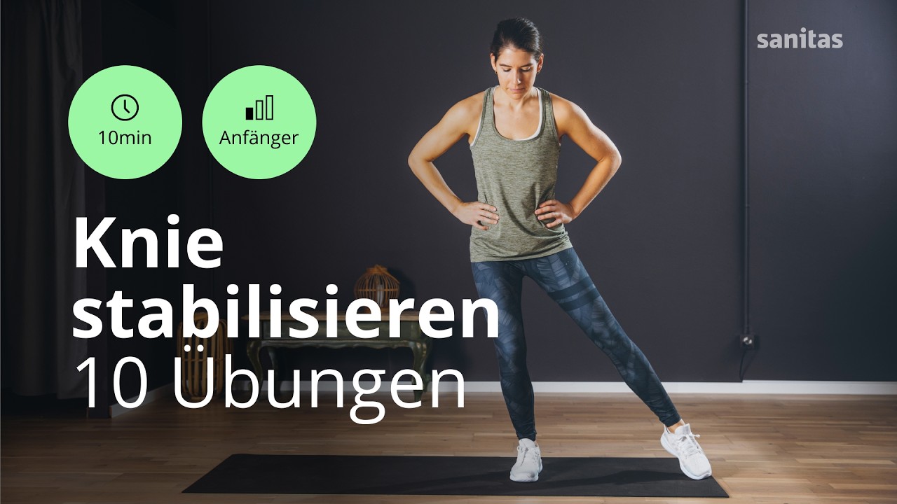 Knie stabilisieren: 10 Stabilisationsübungen für das Knie | Sanitas Training