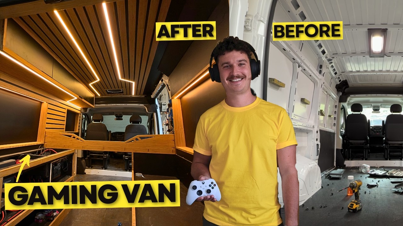 Im Building a new van With a Built In Gaming System