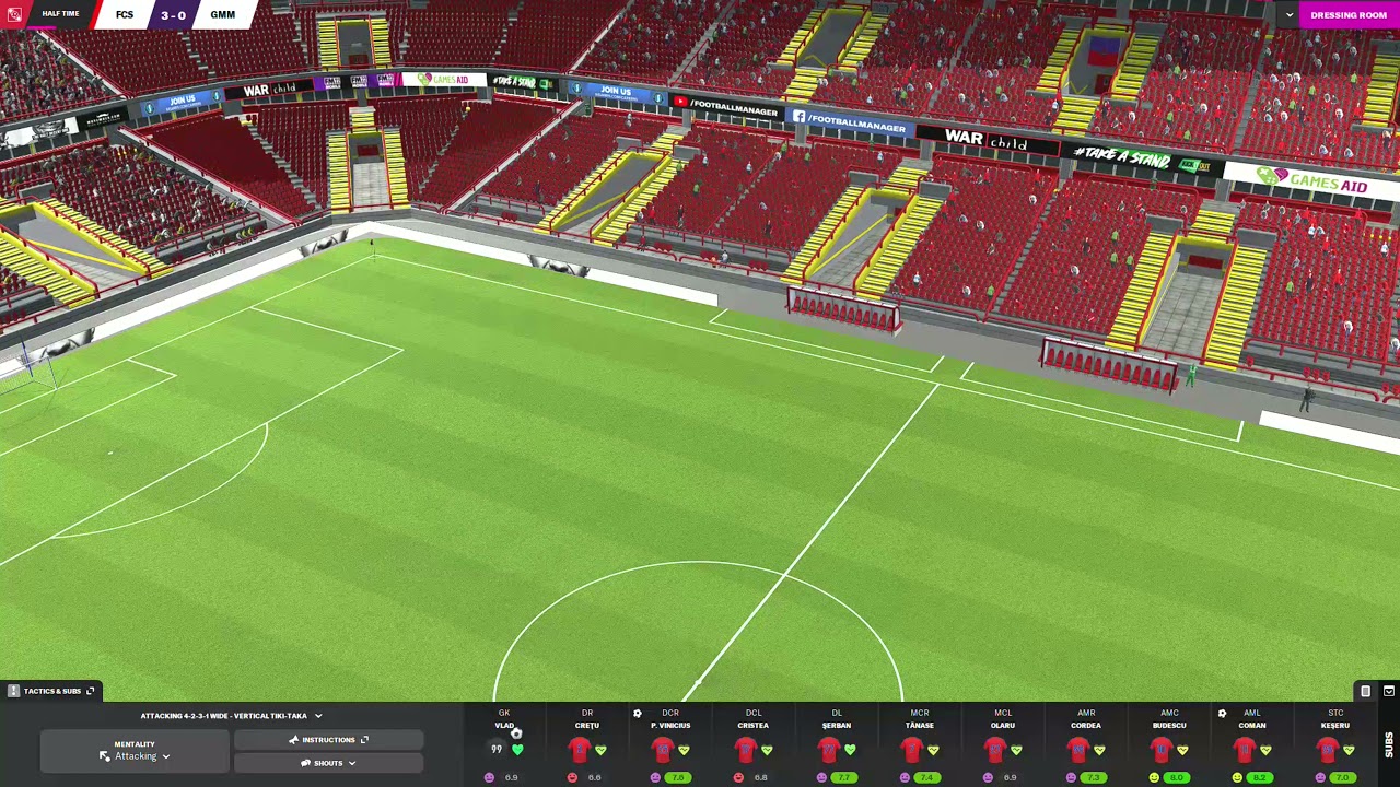 FOOTBALL MANAGER 22 | FCSB - GAZ METAN MEDIAS | ROMANIAN FIRST LEAGUE🎖⚽🏆