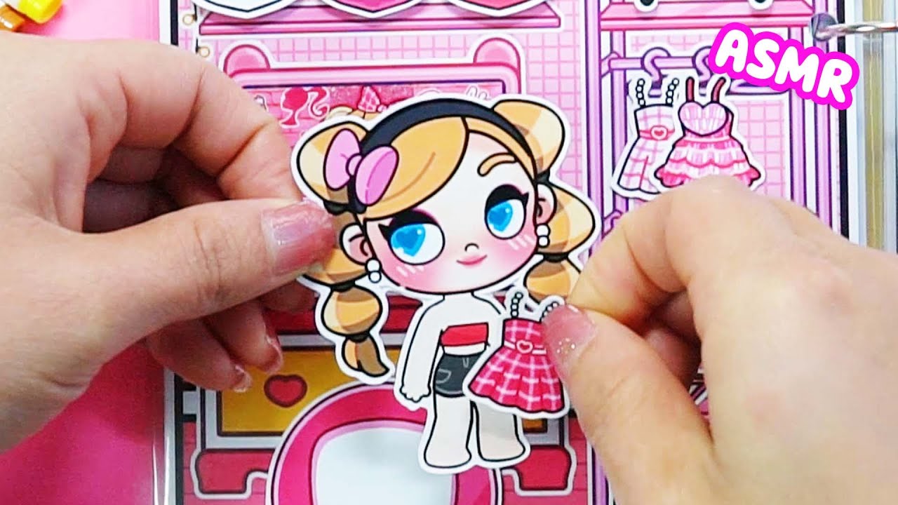 Candy Home ASMR#1 - Barbie And Ken Quiet Book