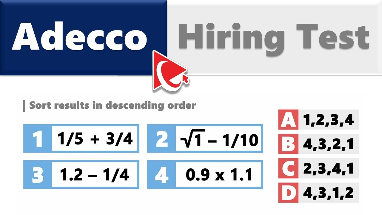 How To Pass Adecco Hiring Aptitude Test