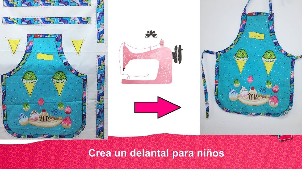 Delantal para niños
