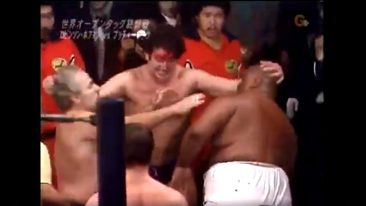 Abdullah The Butcher & The Sheik vs. Billy Robinson & Hoffman 1977 12 14