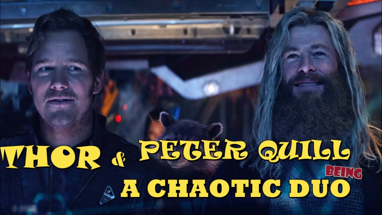 Thor and peter quill acting like step sibblings!