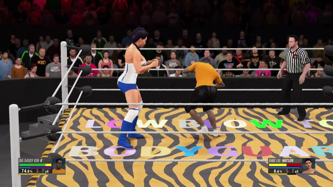 WWE 2K16: Low blow To Babe Lee Watson